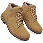 Coturno Masculino Couro Nobuck Linha Agrícola Mel 