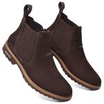 Botina Masculina Solado Monte Carlo Nobuck Chocolate
