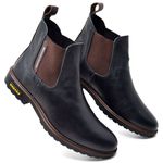 Botina Masculina Chelsea Solado Monte Carlo Floater Preto