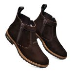 Botina Masculina Solado Mônaco Nobuck Chocolate