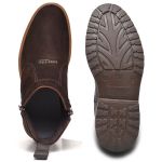 Botina Masculina Solado Mônaco Nobuck Chocolate