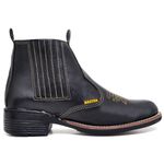 Botina Country Texana Masculina Látego Preto