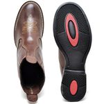 Botina Country Texana Masculina Látego Tabaco