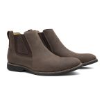 Botina Premium Couro Crazy Horse - Café