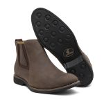 Botina Premium Couro Crazy Horse - Café