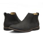 Botina Premium Couro Crazy Horse - Preta