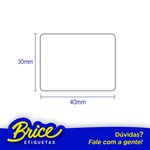 Etiqueta Duas Carreiras - 40x30 - Papel Termico - 2 Carreiras Pack 6 Rolos De 2665 Etiquetas