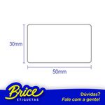 Etiqueta Duas Carreira - 50x30 - Papel Termico - 2 Carreiras Pack 12 Rolos De 2728 Etiquetas
