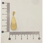 Brinco Gota Abalone com Zircônia