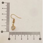 Brinco Coração de Zircônia Pendurado