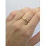 Anel Triangulo Vazado 1mm