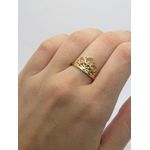 Anel com Coroa 1mm