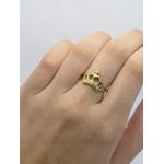 Anel com Coroa 2mm