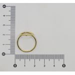 Anel Triangulo Vazado 1mm
