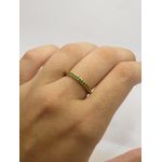 Anel Zircônia Verde 2mm