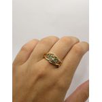 Anel Pedras Zircônia 2mm