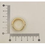 Anel com Zircônias Intercaladas