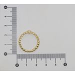 Anel Ondulado com Zircônia 2mm