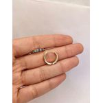 Brinco Argola Fileira Dupla de Zircônia Colorido G