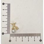 Brinco Cereja De Pérola E Zircônia