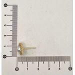 Brinco De Pérola Com Arco De Zircônia