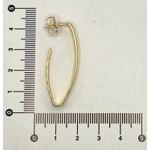 Brinco Argola Oval Vazada G