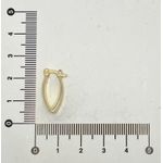 Brinco Argola Oval P
