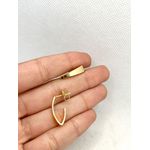 Brinco Argola Oval Pequena