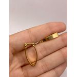 Brinco Argola Oval 