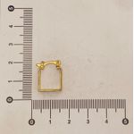 Brinco Argola Quadrada M