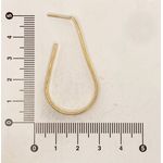 Brinco Argola Gota Vazada