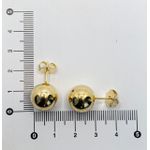 Brinco Bola Lisa 13mm