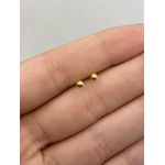 Brinco Bola Lisa 3mm