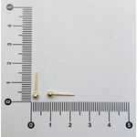 Brinco Bola Lisa 3mm