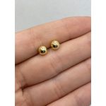 Brinco Bola Lisa 6mm