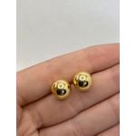 Brinco Bola Lisa 11mm