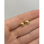 Brinco Bola Lisa 7mm