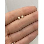 Brinco de Pérola 4mm
