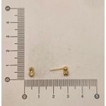 Brinco Infantil Bolinha com Zircônia