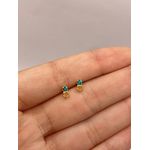 Brinco Infantil Estrela e Zircônia