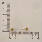 Brinco Infantil Flor Zircônia 