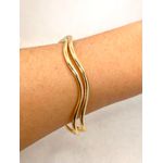 Bracelete Onda Dupla