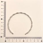 Bracelete Torcido Ródio Branco 