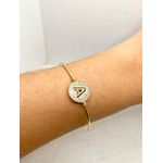 Bracelete Letras Cravejadas 