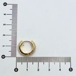 Argola Click Grossa Com Zircônias 
