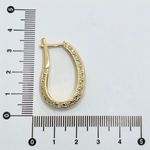 Brinco Argola Com Zircônias 