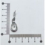 Brinco De Gota Ródio Branco