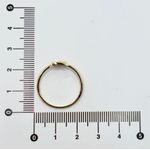 Anel Quadrado Vazado Com Uma Zircônia 