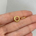 Brinco Argola Cravejada 0,1mm P