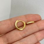 Brinco Argola Cravejada 1,5mm M